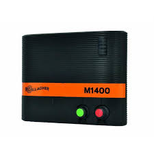 The solarguard 150 energizer powers up to 40 acres or 12 miles of fence. Gallagher M1400 Electric Fence Energizer