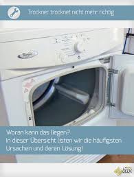 Trockner Trocknet Nicht Mehr Richtig Ratgeber Diybook At Trockner Reparatur Waschmaschine