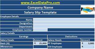 Free sample payslip templates can be downloaded here. Salary Slip Templates 19 Free Printable Ms Docs Xlsx Formats Samples Examples
