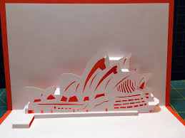Sydney Opera House Pop Up Card Template From The Paper Architect Fold It Yourself Buildings And Structures Pop Up Card Templates Pop Up Book Paper Toys