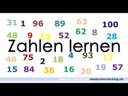 A printable chart for young learners of english showing numbers from one to a hundred with digits and words. Zahlen Lernen 1 100 German Numbers Numeros En Aleman Deutsch Lernen Zahlen Lernen Zahlen