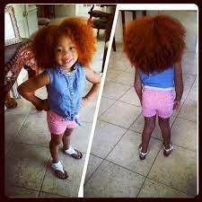 My Vision Of Athena Kids Afro Red Afro Natural Hairstyles For Kids