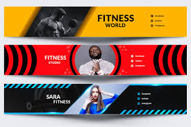 On tvs, the entire 2560 x 1440 px image will be displayed. Fitness Gym Youtube Banner Creative Photoshop Templates Creative Market