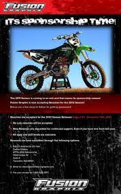 This is a partial list of notable current and former motocross riders, many of whom have competed in the world championships, national championships, and supercross competitions. Fusion Graphix Accepting Resumes For 2012 Season Racer X Online