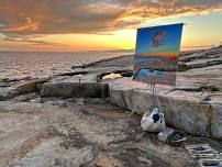 Landscape Painting in Acadia, Maine with the New York Academy of Art