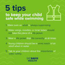 Tips To Keep Your Child Safe While Swimming Kids Safe Children Tips