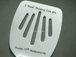 The nest helps couples navigate the first years of cohabitation through inspiring, informative and engaging home decor, food, and relationship content. I Steel Flipping Love You 11th Anniversary Personalized Spatula Flipper Hand Stamped 11th Anniversary Gifts 11th Anniversary Anniversary Gifts For Him