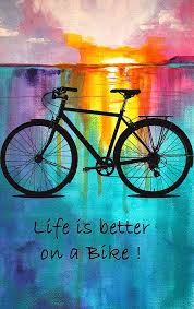 Better On A Bike Painting By Nancy Merkle Nancy Merkle Artistwebsites Com Bikelife Bicycling Bikeride Fahrradkunst Fahrrad Kunst Radtouren