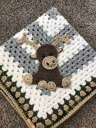 Our plush baby blankets and animal security blankets are more than just blankies, they're also plush animal pals. Baby Moose Crochet Applique Pattern Instant Pdf Download Crochet Blanket Patterns Crochet Patterns Afghan Crochet Patterns