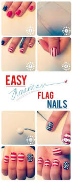 I used the latter two for my design. Memorial Day Nail Designs