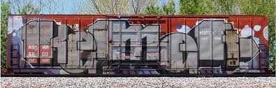 Letter Science Train Graffiti Freight Train Graffiti Train Art