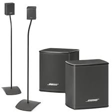 Bose Virtually Invisible 300 Wireless Surround Speakers W Ufs 20 Floor Stands Bundle Wireless Surround Speakers Surround Speakers Speaker Stands