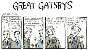 Cartoonist Kate Beaton Plays On Literary Classics The Great Gatsby Julius Caesar More Book Memes The Great Gatsby Classic Short Stories