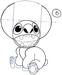 First start the tutorial by drawing a circle, four curve lines & triangle. How To Draw Stitch From Lilo And Stitch With Easy Steps Drawing Tutorial How To Draw Step By Step Drawing Tutorials