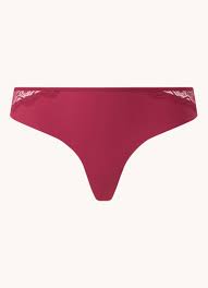 Check spelling or type a new query. Passionata Georgia String Sans Couture Avec Dentelle Rouge Bordeaux De Bijenkorf