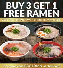 Check spelling or type a new query. Get Free Ramen For Takeaway Delivery Order Ikkousha Singapore