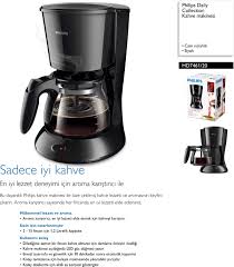 philips daily collection hd7461 20 kahve makinesi fiyati