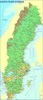 Karta över sverige, geografisk, fysisk, politiska kartan provinsen, stockholm map bild. Pin Pa Where To