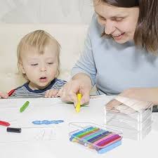 Dcocdeely 30 Pcs Plastic Crayon Box with Lid, Clear Crayon Organizer Crayon  Holder Case Crayon Storage Containers for Art Crafts School Classroom  Supplies (30) : Amazon.co.za: Arts & Crafts