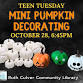 Teen Tuesday: Mini Pumpkin Decorating event image