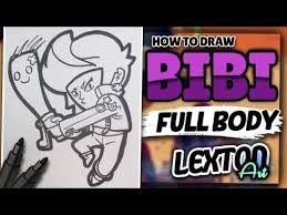 Standard printable step by step. How To Draw Emz Brawl Stars Lextonart Youtube