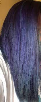 This lady is a lover of versatility. Has Anyone Dyed Purple Over Blue Hair Before It Went Really Well For Me But A Month Later Green Started Showing Up In Some Strands Do I Just Dye Over Again With