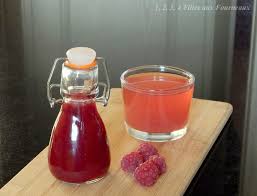 Sirop De Framboise Version Thermomix Liqueur Sirop De Framboise Cerises Au Sirop Et Sirop
