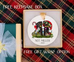 Personalized Military Ornament