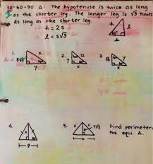 4) xz = 5) ef = 6) jl = 14 in? Special Right Triangles Easing The Hurry Syndrome