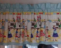 1950s curtains etsy