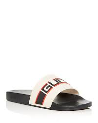Enjoy free shipping and complimentary gift wrapping. Gucci Men S Logo Stripe Slide Sandals Bloomingdale S