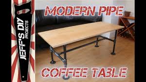 When you can't find one, make one! How To Build A Modern Black Pipe Coffee Table Youtube