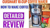 Coffee makers, espresso machines, urns, accessories & more at the home depot®. 12 Cup Programmable Coffeemaker Dcc 500 Demo Video Youtube