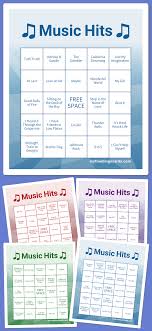 Bingo Cards For Music Lovers In 2020 Bingo Cards Bingo Cards Printable Bingo Printable