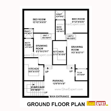 House Plan For 30 Feet By 40 Feet Plot Plot Size 133 Square Yards Single Storey House Plans House Map House Plans Mansion