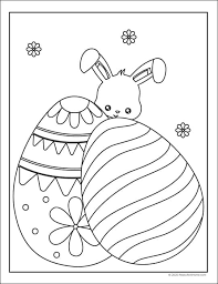 They could accompany any bible story or preschool lesson on the meaning of the cross, the crucifixion, easter, christmas, or really any christian gospel story. Free Easter Coloring Pages Printable Set With Bunnies Chicks And Eggs