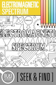 Electromagnetic Spectrum Seek And Find Science Doodle Page Printable And Digital Electromagnetic Spectrum Science Doodles Doodle Pages