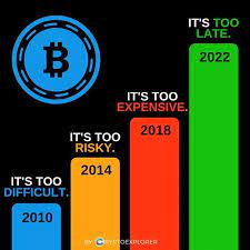 You can buy and trade bad coins/tokens and/or buy at the wrong time. We All Know This Statements First Bitcoin Was To Complex Then People Thought It Was Too Risky Last Year People How To Get Rich Crypto Currencies Mind Tricks