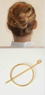 Gold Hair Stick Hair Bun Holder Hair Barrette Hair Jewelry Hair Accessories Hair Barrettes