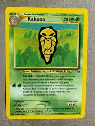 Detailing all effects of the card Kakuna Neo Discovery 41 75 Value 0 99 104 98 Mavin