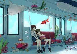 15 aquarium drawing anime professional designs for business and education. Aquarium Subway 117 Pieces Anime Bestfriends Anime Sisters Anime