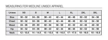 45 accurate white cross scrubs size chart