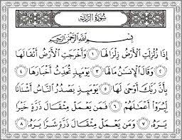 Though it is usually classified as a medinan surah, the period under which the surah was revealed is not unanimously agreed upon by qur'anic exegetes. Hamparan Kasturi Surah Al Zalzalah