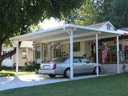 20 X 20 Wall Attached Aluminum Carport Kit 019 Patio Cover Kit Carport Designs Aluminum Carport Pergola Carport