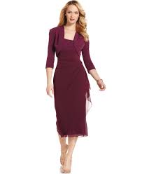 Alex Evenings Dress And Jacket Sleeveless Glittered Tea Length Reviews Dresses Women Macy S Alex Evenings Dress Dresses Dress For Petite Women