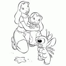 Mooie gratis kleurplaat walvis krijg duizenden kleurenfotos van. Lilo En Stitch Kleurplaat Printen Leuk Voor Kids