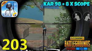 Kar 98 8x Scope Vs Enemy Squads Pubg Mobile Lite Youtube