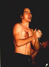Singer/songwriter and pearl jam lead vocalist eddie vedder inducts neil young into the rock and roll hall of fame in 1995, and young accepts award. Eddie Vedder