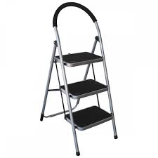 Check spelling or type a new query. Charles Bentley 3 Step Tread Folding Household Step Ladder Lightweight Kitchen