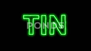 Neon Flickering Green Element Of Periodic Table Tin In The Haze Alpha Channel Stock Footage Element Periodi Newsletter Design Templates Flicker Alpha Channel